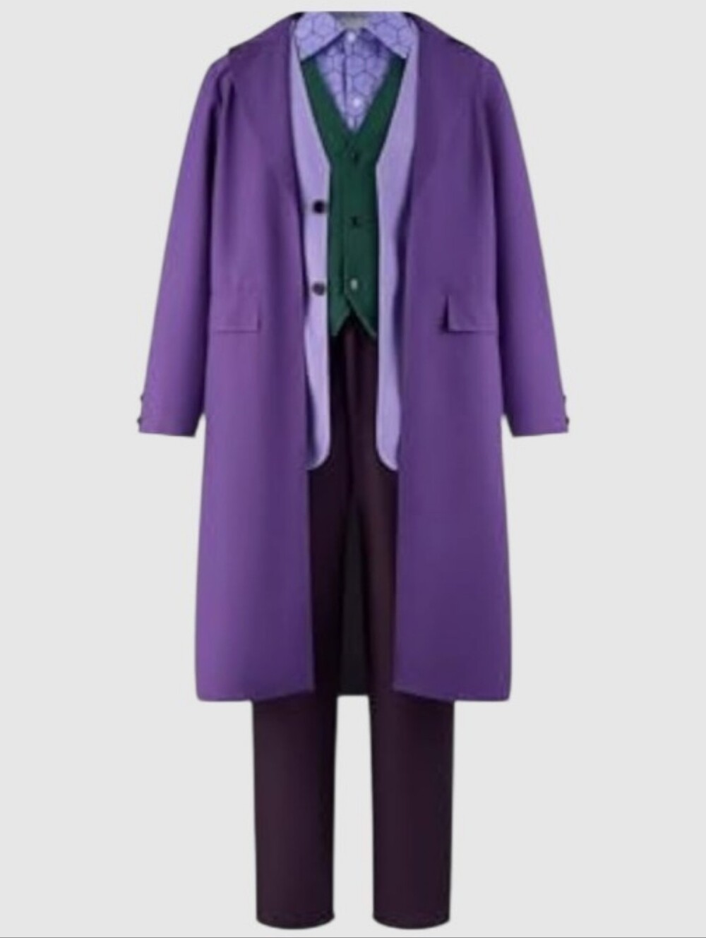 Spooktactular DC Comics The Joker Inspired Costume, XL